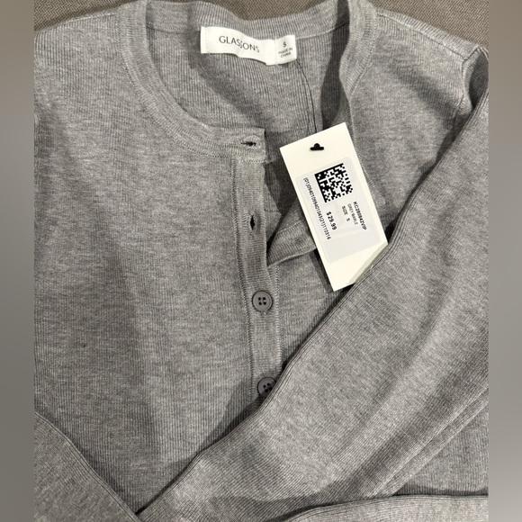 Glassons Ribbed Button Cardigan NWT - Picture 2 of 3